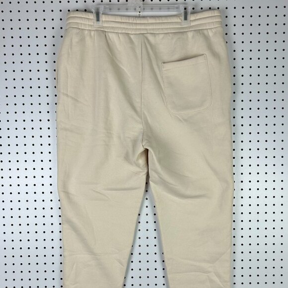 LRG Jogger Sweatpants XL Cream Tan NWT Tapered Pocket Drawstring Streetwear - Picture 5 of 9